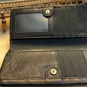 Fossil leather wallet